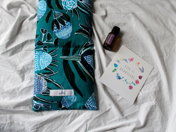 Blue Protea Rectangle Heatpack