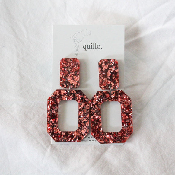 Rose Pink Octo Dangles