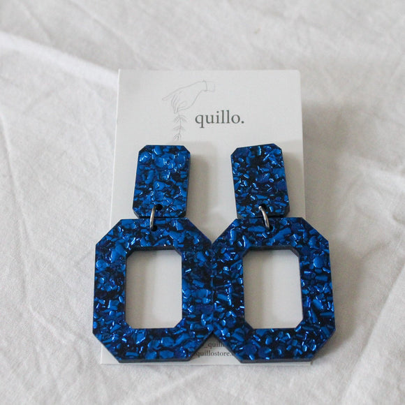 Cobalt Blue Octo Dangles