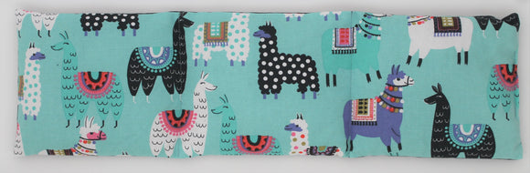 Green Llama Rectangle Heatpack